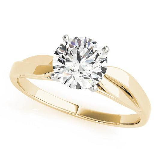 SOLITARE-ENGAGEMENT-RING - 14KT Yellow Gold